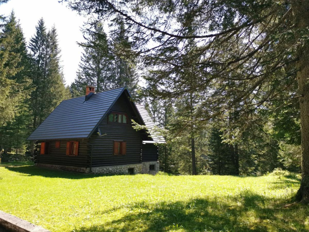 Chalet Stara Jelka Pokljuka Zgornje Gorje Exteriör bild