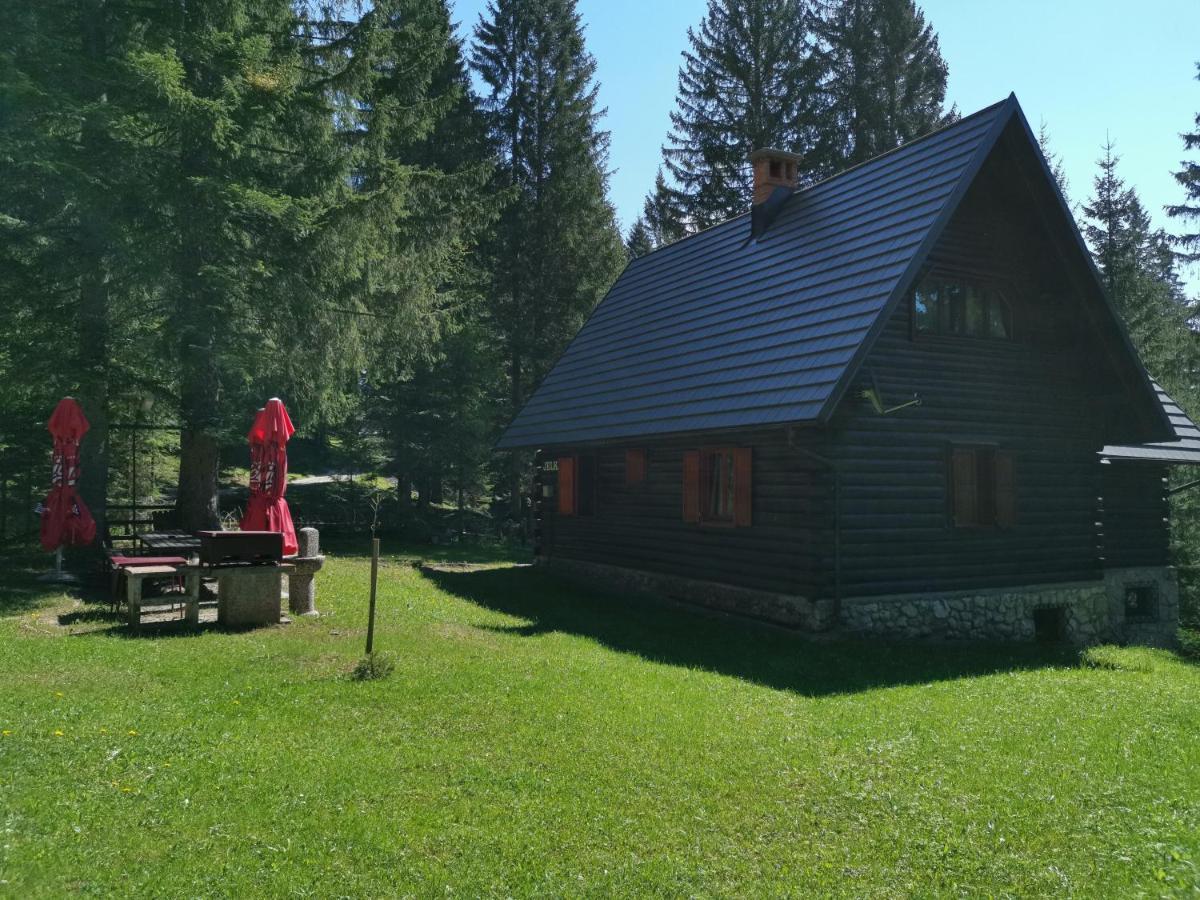Chalet Stara Jelka Pokljuka Zgornje Gorje Exteriör bild