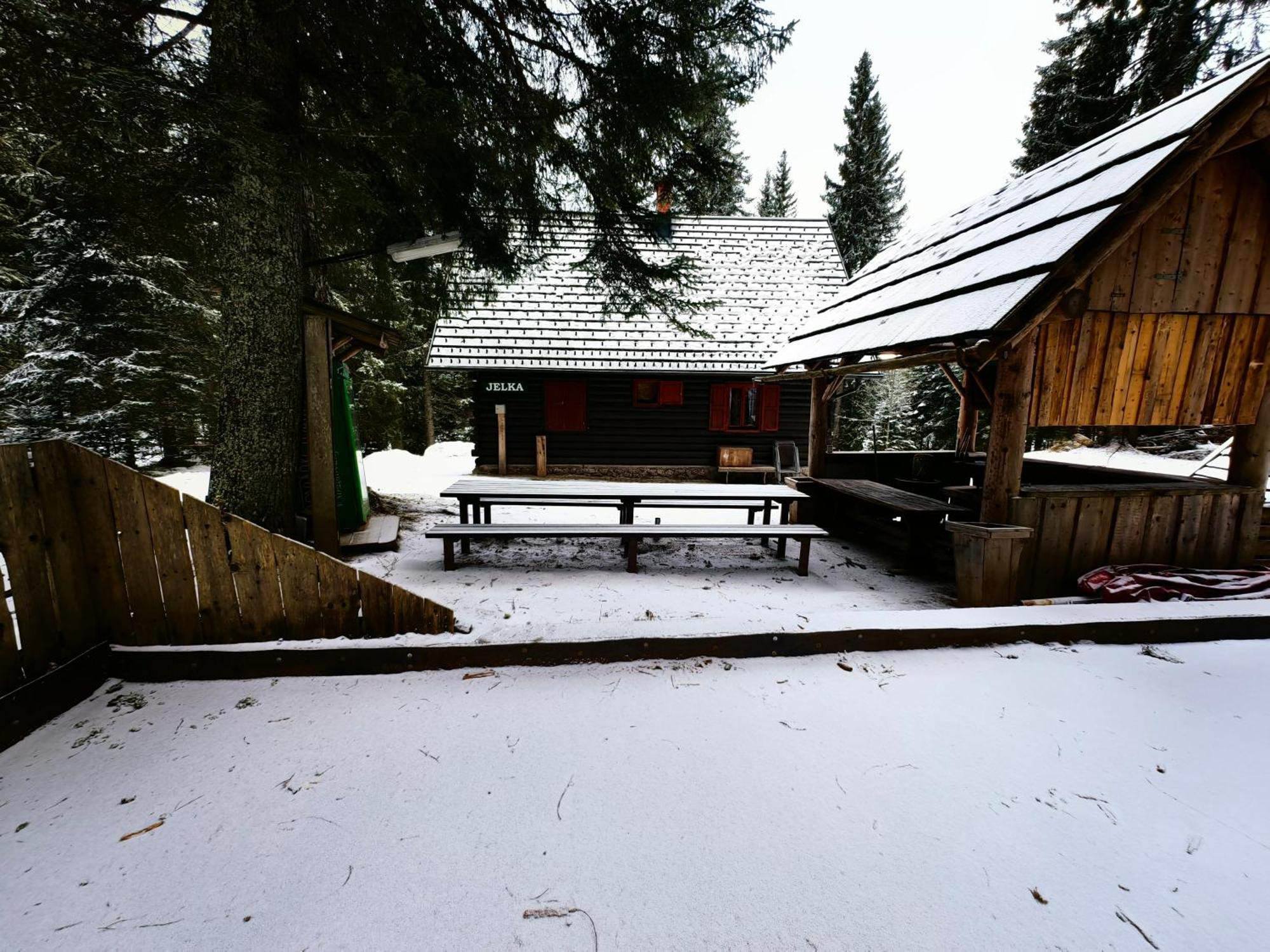 Chalet Stara Jelka Pokljuka Zgornje Gorje Exteriör bild