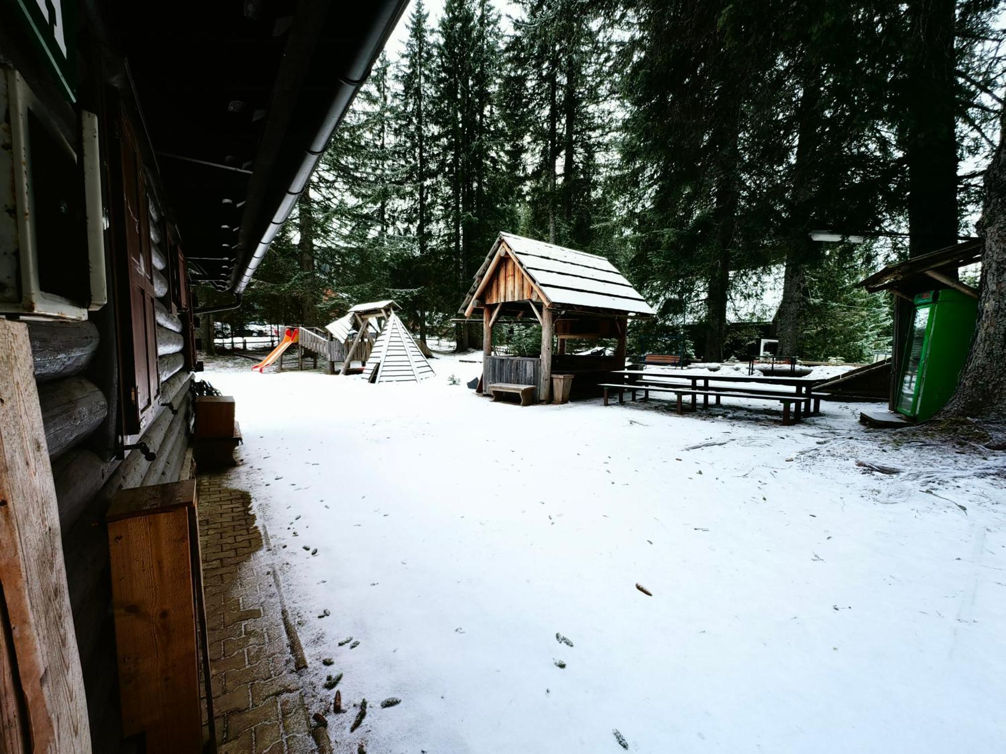 Chalet Stara Jelka Pokljuka Zgornje Gorje Exteriör bild